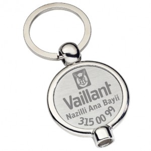 Promosoft PS1013.NM Çift Yön Metal Baskılı Purjör Anahtarlık