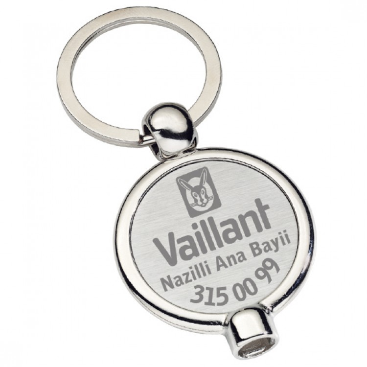 Promosoft PS1013.NM Çift Yön Metal Baskılı Purjör Anahtarlık