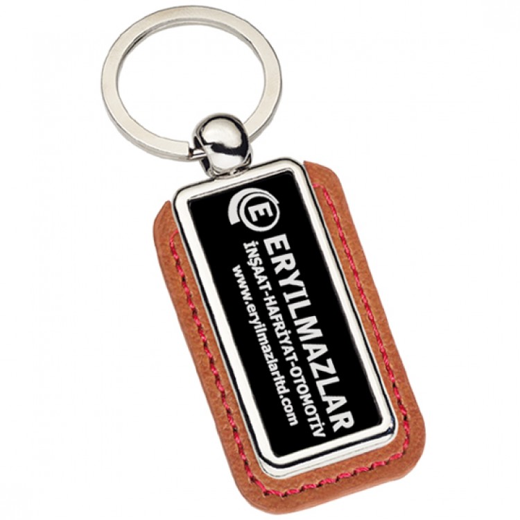 Promosoft PS1330-KS Lazer  Baskılı Deri Anahtarlık