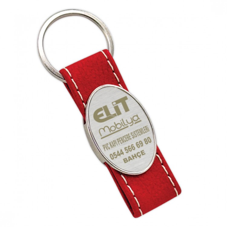 Promosoft PS1385.NM Çift Taraf Lazer Baskılı Nikel Crown Anahtarlık