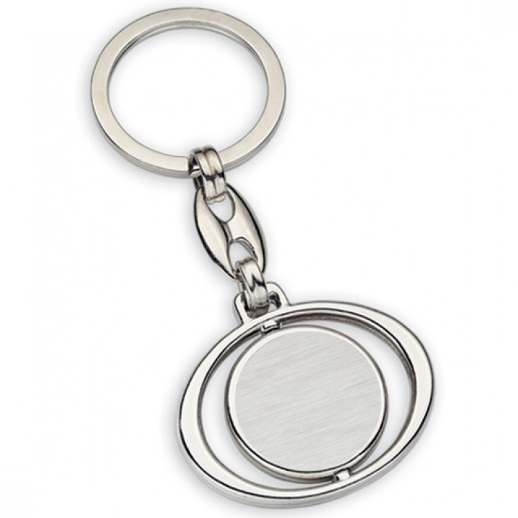 Promosoft PS1502-HL Dönerli Oval Baskılı Promosyon Anahtarlık