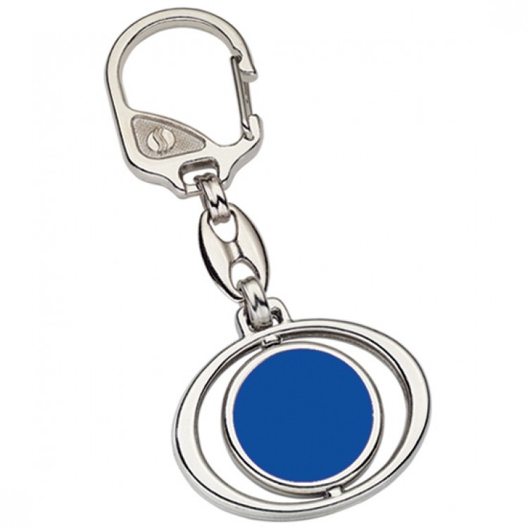 Promosoft PS1502-FM Dönerli Oval Baskılı Promosyon Anahtarlık