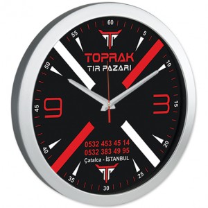 Promosoft PS385.GK Baskılı Plastik Duvar Saati