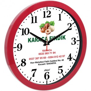 Promosoft PS385-KK Baskılı Plastik Duvar Saati