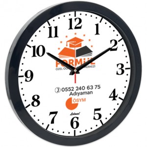 Promosoft PS385-SK Baskılı Plastik Duvar Saati