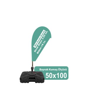 Promosoft PSB50100 Mini Damla Bayrak 120 Gr. Kumaş Promosoft PSB50100 Mini Damla Bayrak 120 Gr. Kumaş