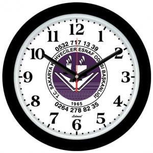 Promosoft PS380 SK-REZİDANS BASKILI DUVAR SAATİ