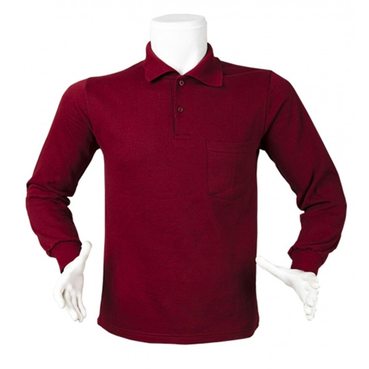 Polo Yaka Sweat Uzun Kollu Gri Polo Yaka Sweat Uzun Kollu Gri