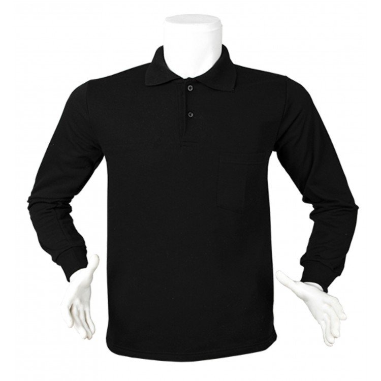 Polo Yaka Sweat Uzun Kollu Gri Polo Yaka Sweat Uzun Kollu Gri