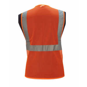 Promosoft Reflektörlü Yelek -  File Kumaş Mühendis Yeleği