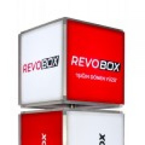 RevoBox RS218 Işıklı 360° Dönen Tabela Ledbox 2 Katlı 40x180cm